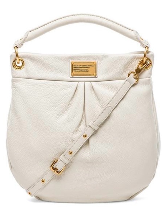 Marc Jacobs Handbags - Marc jacobs Cream/ white Leather Hobo Bag with Gold Hardware